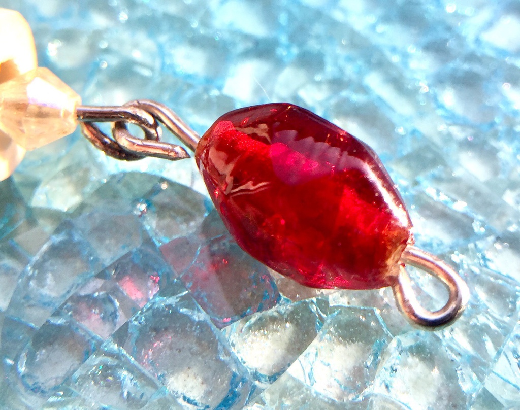 ルチル&パパラチア キーホルダー