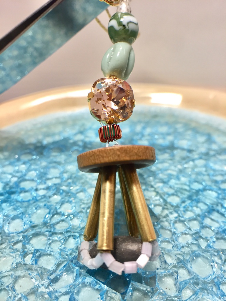 トパーズ&スフェン キーホルダー