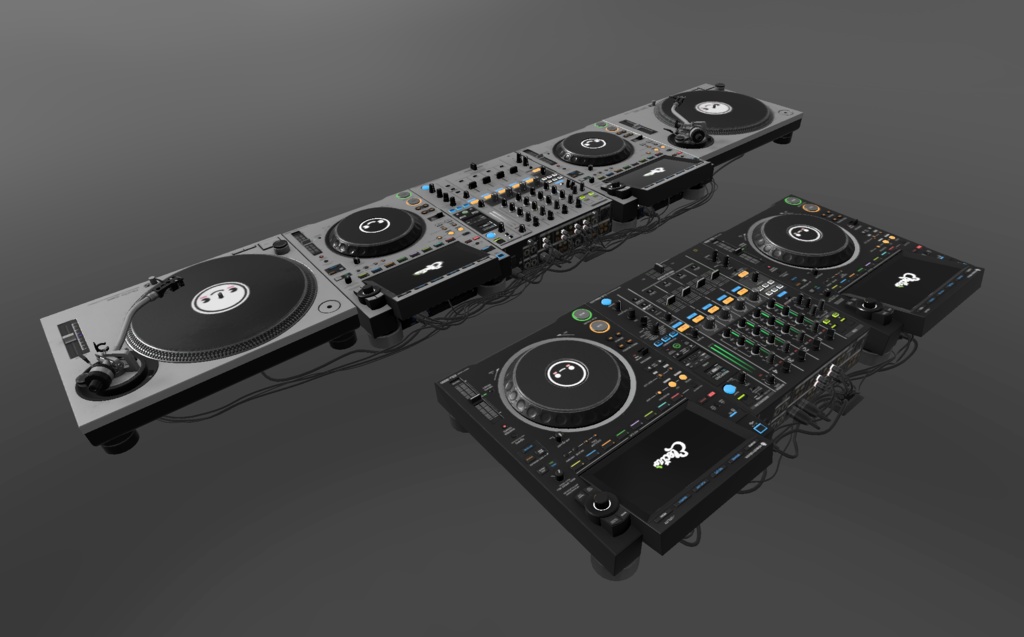 EDJ - Virtual DJ Equipment - Electro's Assets for VRChat - BOOTH