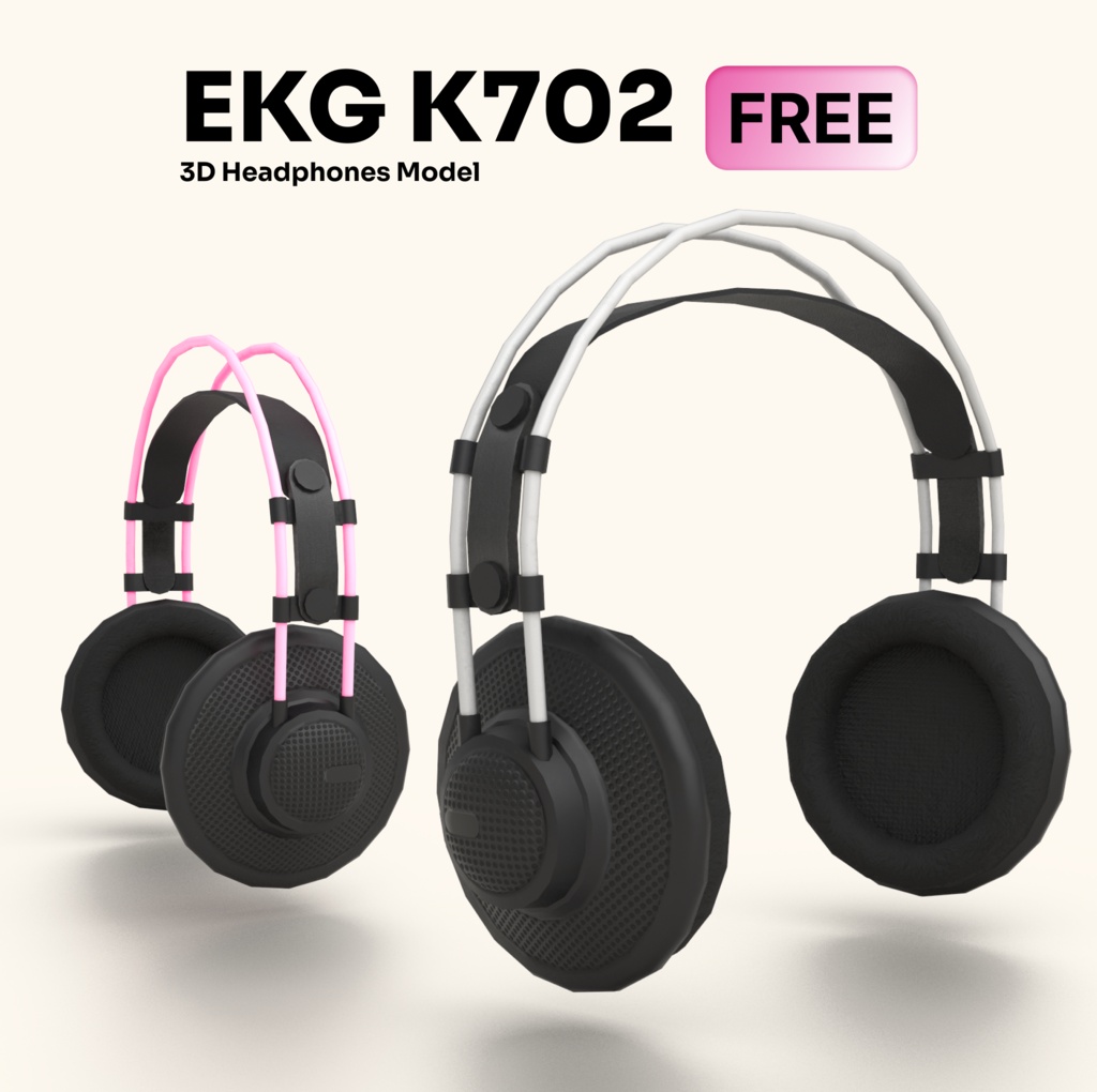 EKG K702 - Headphones for VRChat