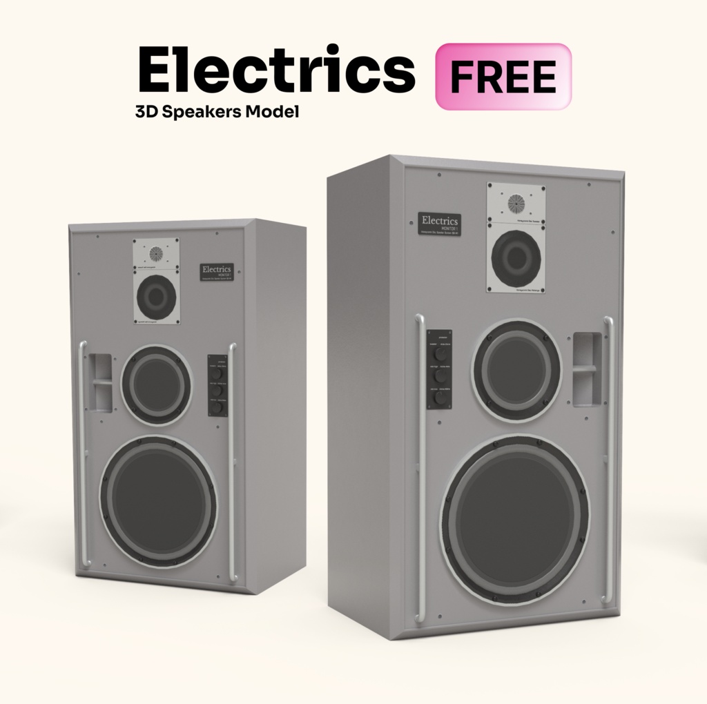 Electrics Studio Monitors - Studio Monitors for VRChat