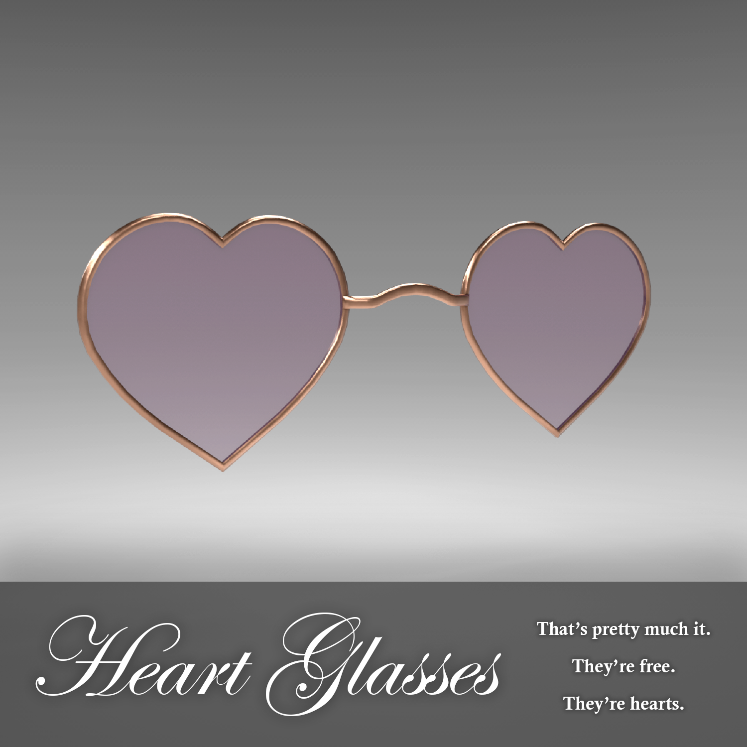 Heart Glasses for VRChat