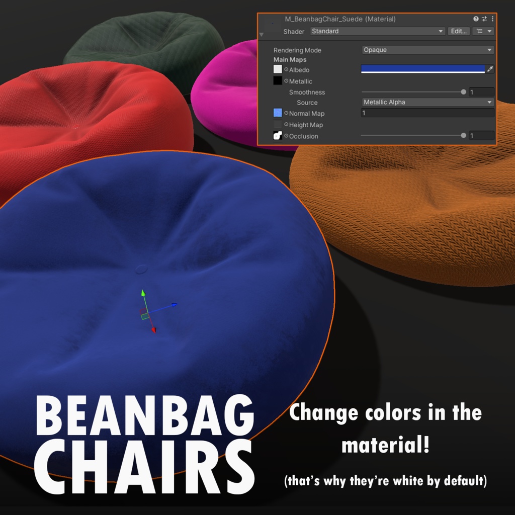 Beanbag Chairs for VRChat
