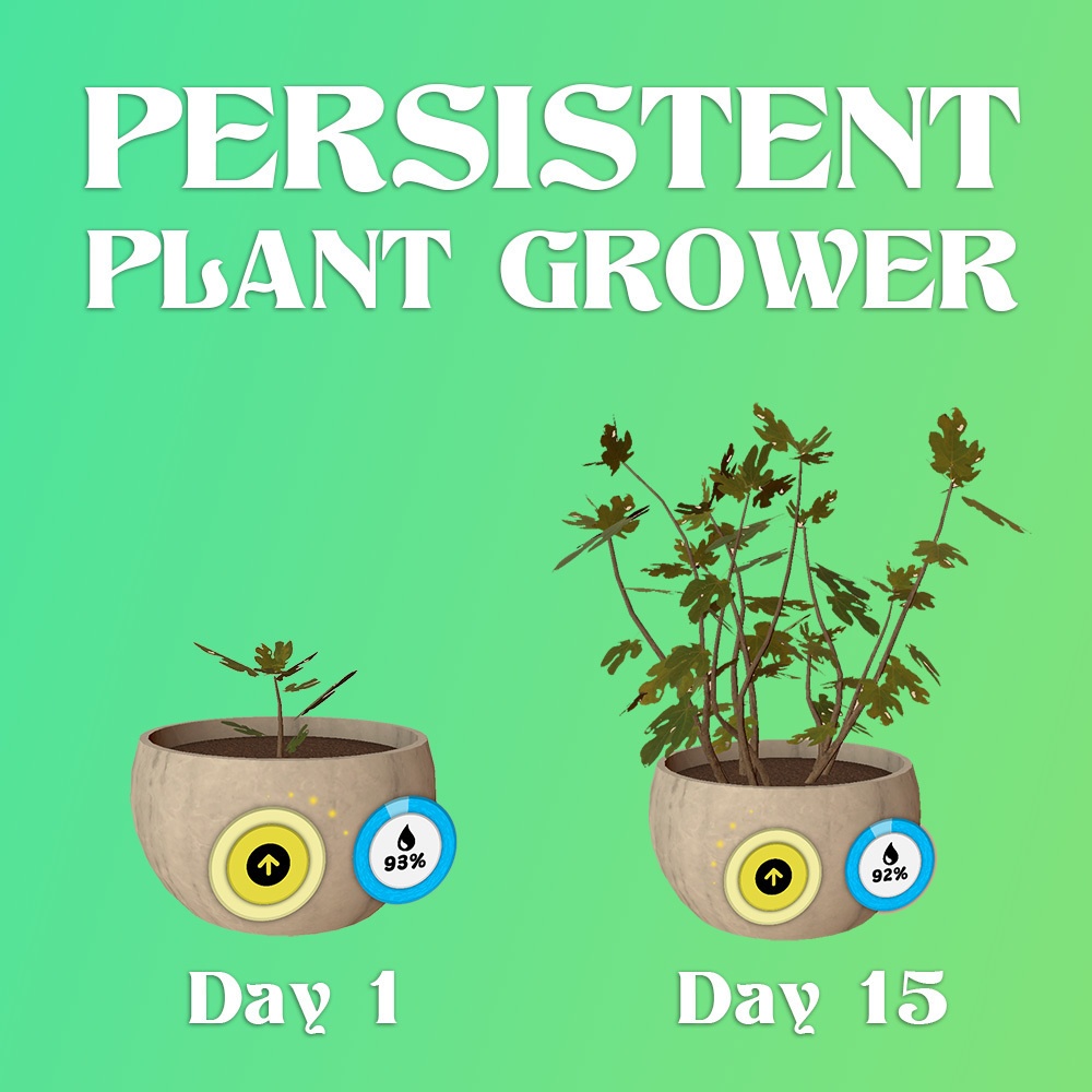 Persistent Plant Grower for VRChat