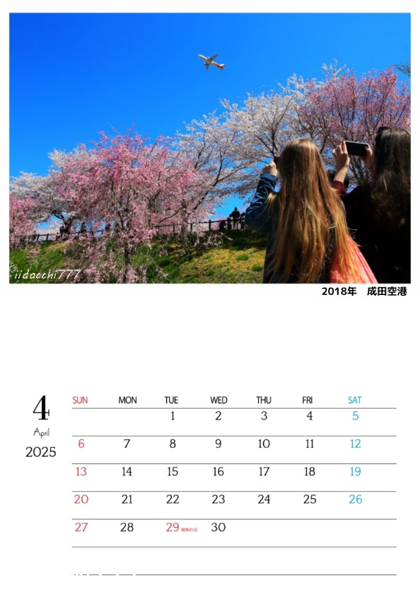 Scene in the SKY 2025(A3壁掛けカレンダー)