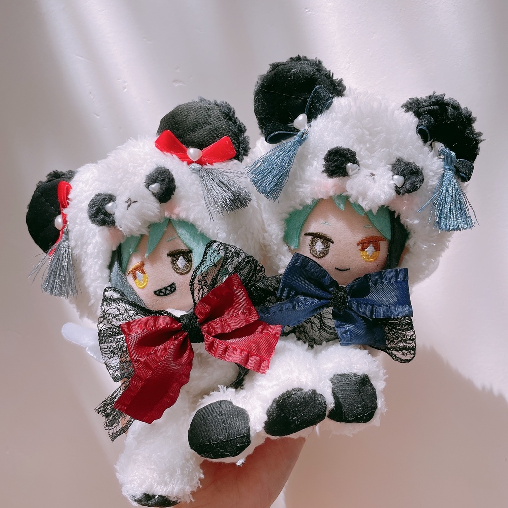 パンダっぽきぐるみ..໒꒱゛ 10～14cm