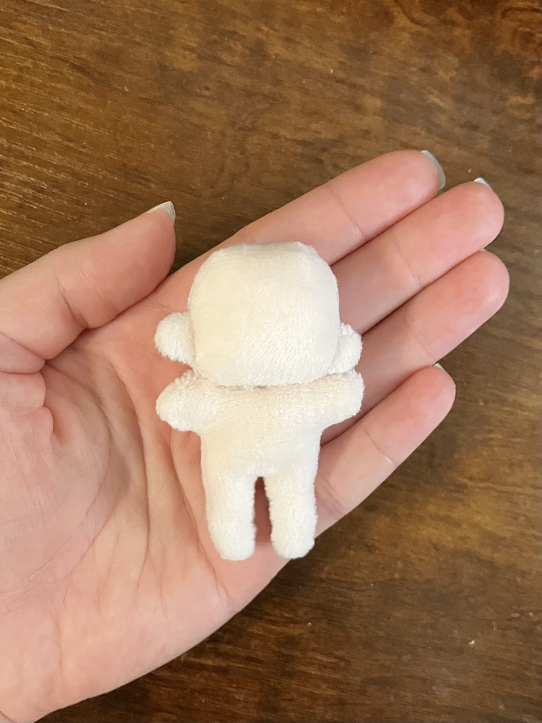 【三頭身】ミニぬいちゃんの型紙【約6cm】