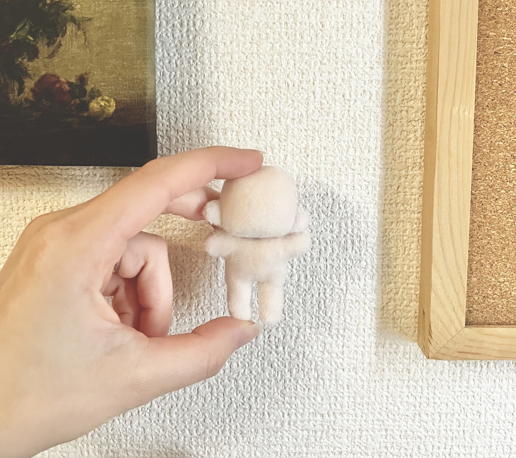 【三頭身】ミニぬいちゃんの型紙【約6cm】