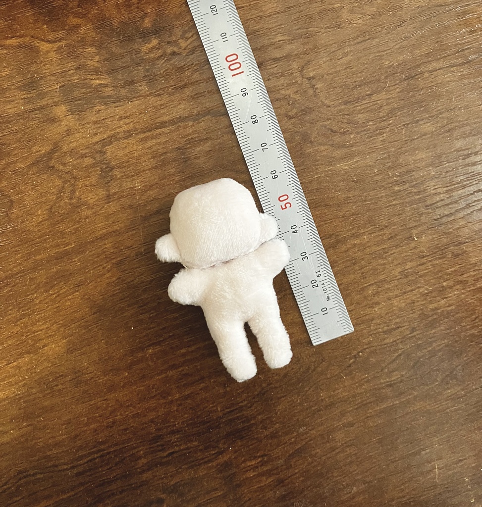 【三頭身】ミニぬいちゃんの型紙【約6cm】