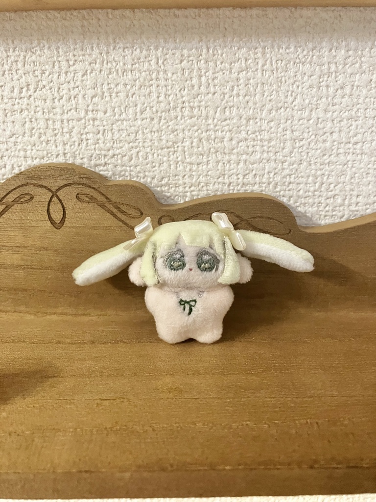 【訳あり】4cmぬい チミうさちゃん みどり