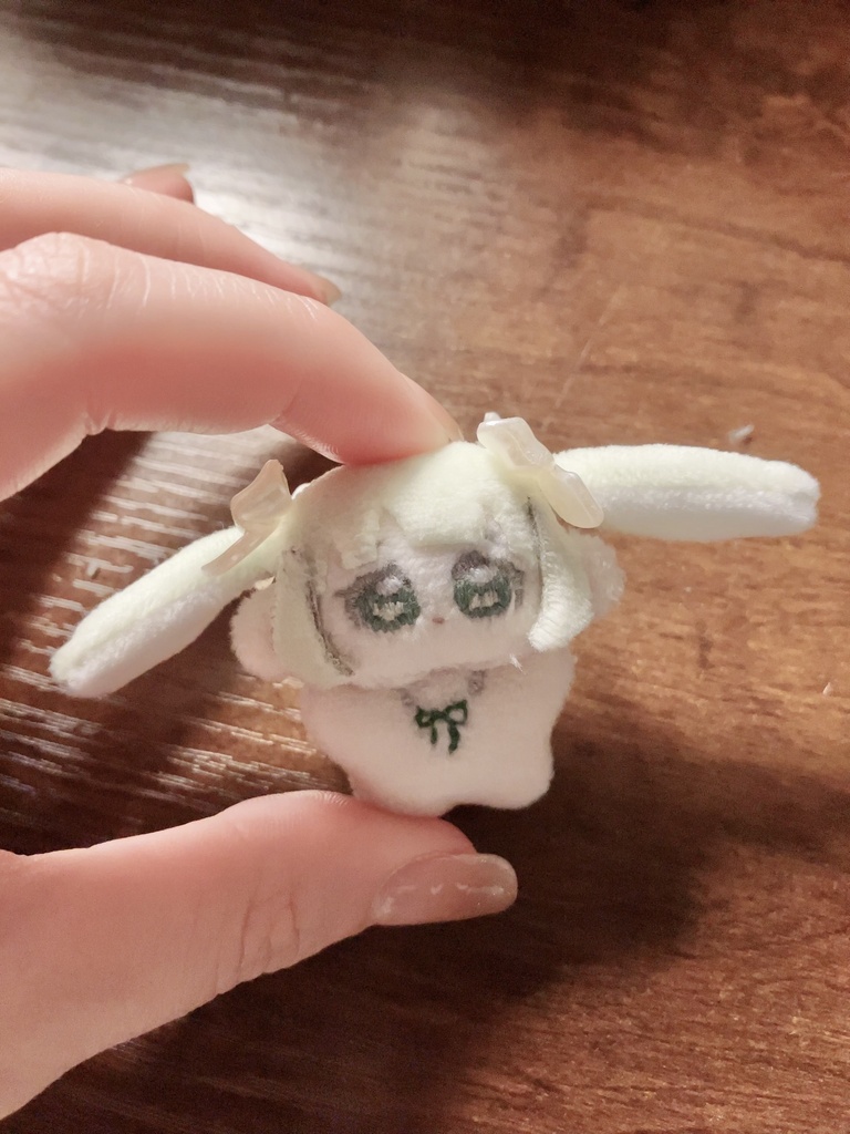 【訳あり】4cmぬい チミうさちゃん みどり