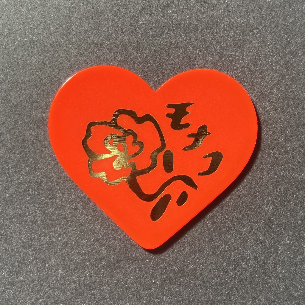 オリジナルハート型ピック2種セット