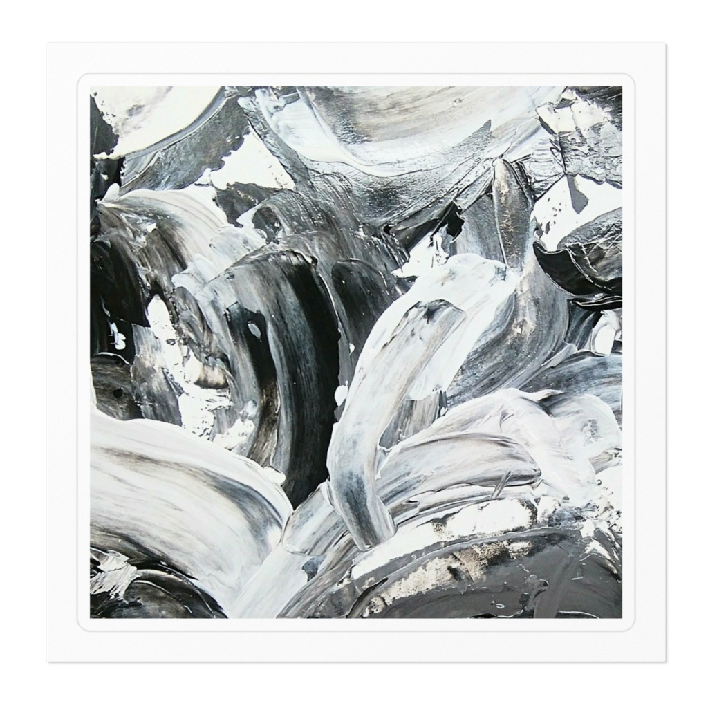 「嫌」ステッカー