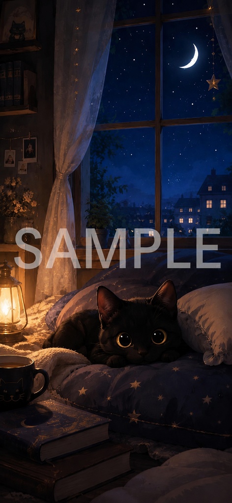 『Whisker Days — 猫と過ごす小さな時間 —|スマホ壁紙4枚セット』