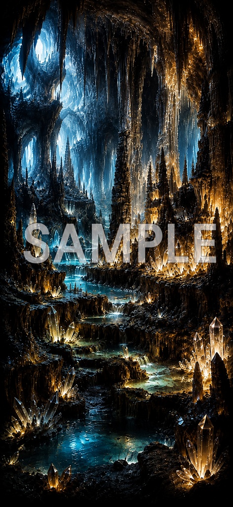 《晶灯洞窟 — Luminous Crystal Cavern》