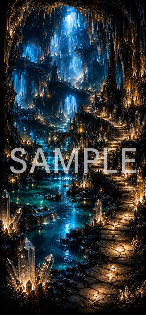 《晶灯洞窟 — Luminous Crystal Cavern》