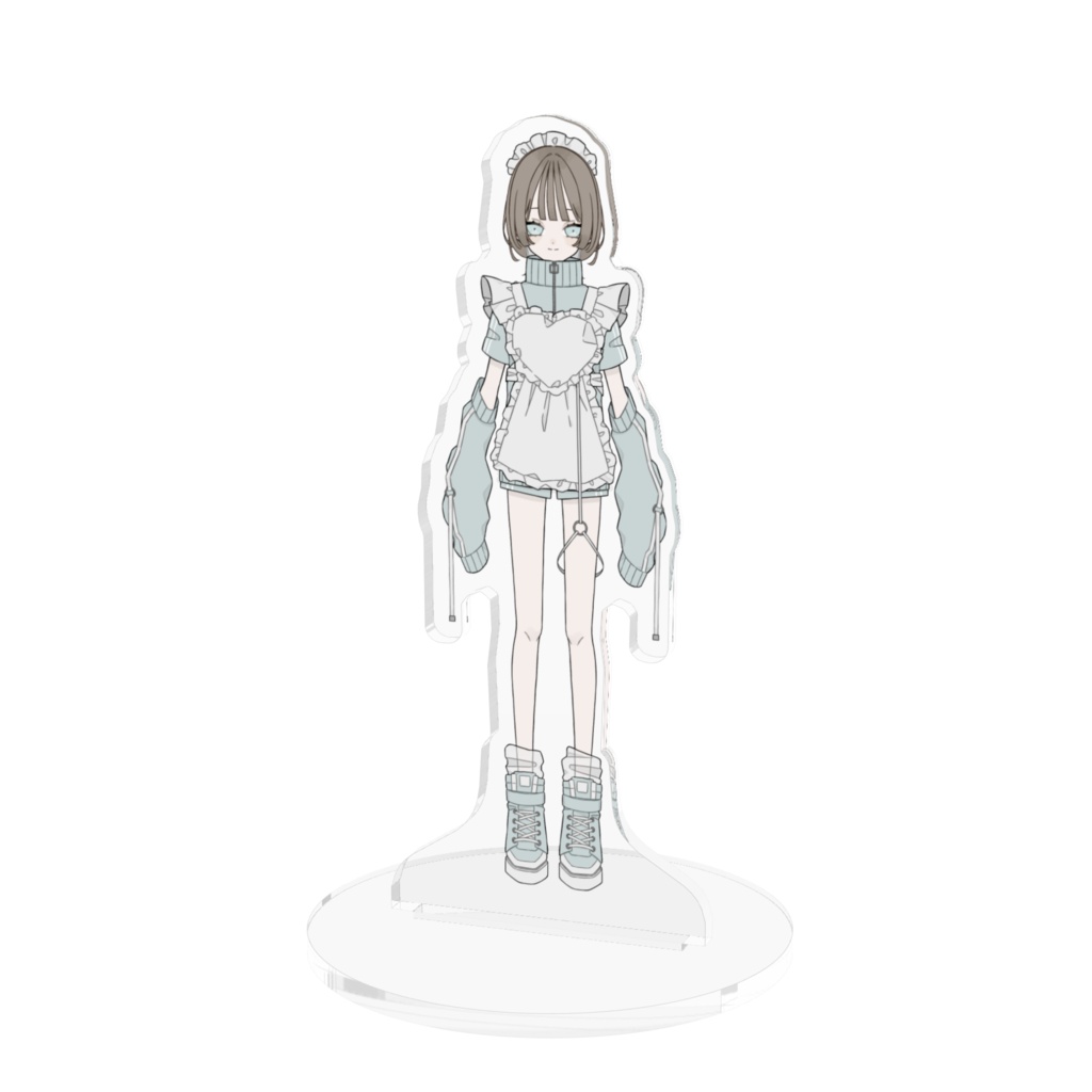 【yuzuri8a】アクリルスタンド（ジャージメイド ウルフver.）