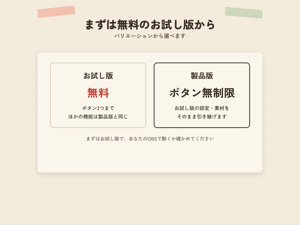 【OBS】ポン出し|カットイン・テロップ・効果音・BGMをボタン1つで・Stream Deck対応【無料お試し版あり】