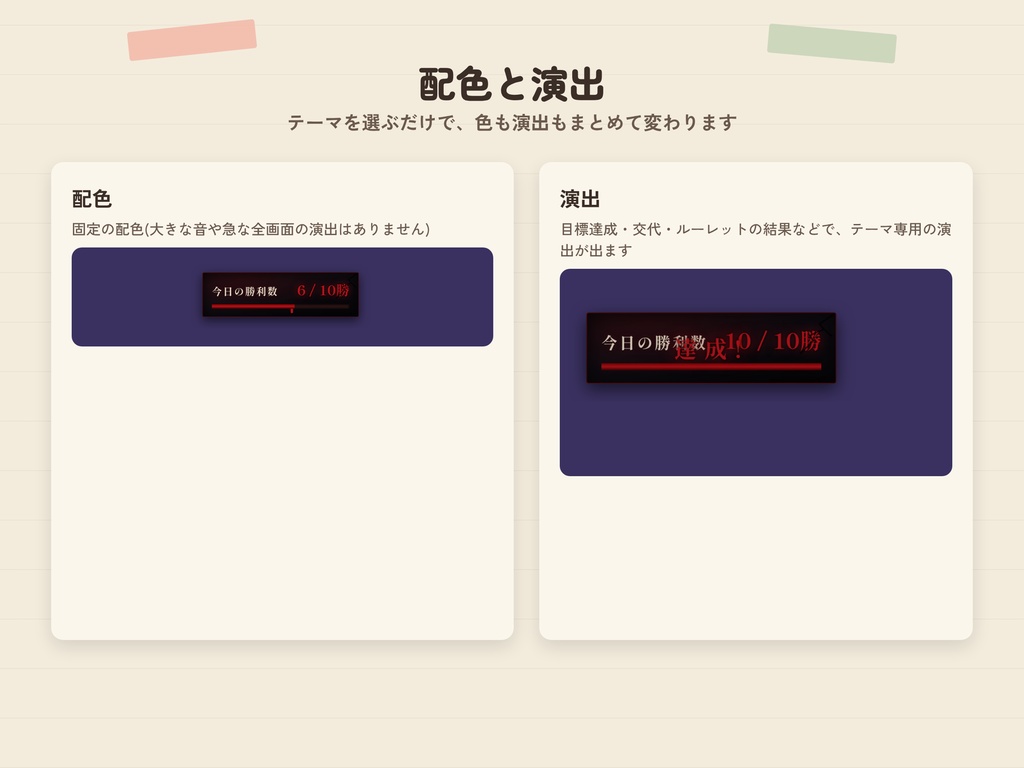 【配信工房】テーマパック「ホラー」|OBS配信ツールの見た目を一括変更