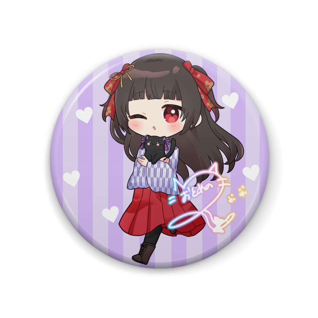 乙女ノ浪漫デビュー4周年記念サイン入り缶バッジA,B