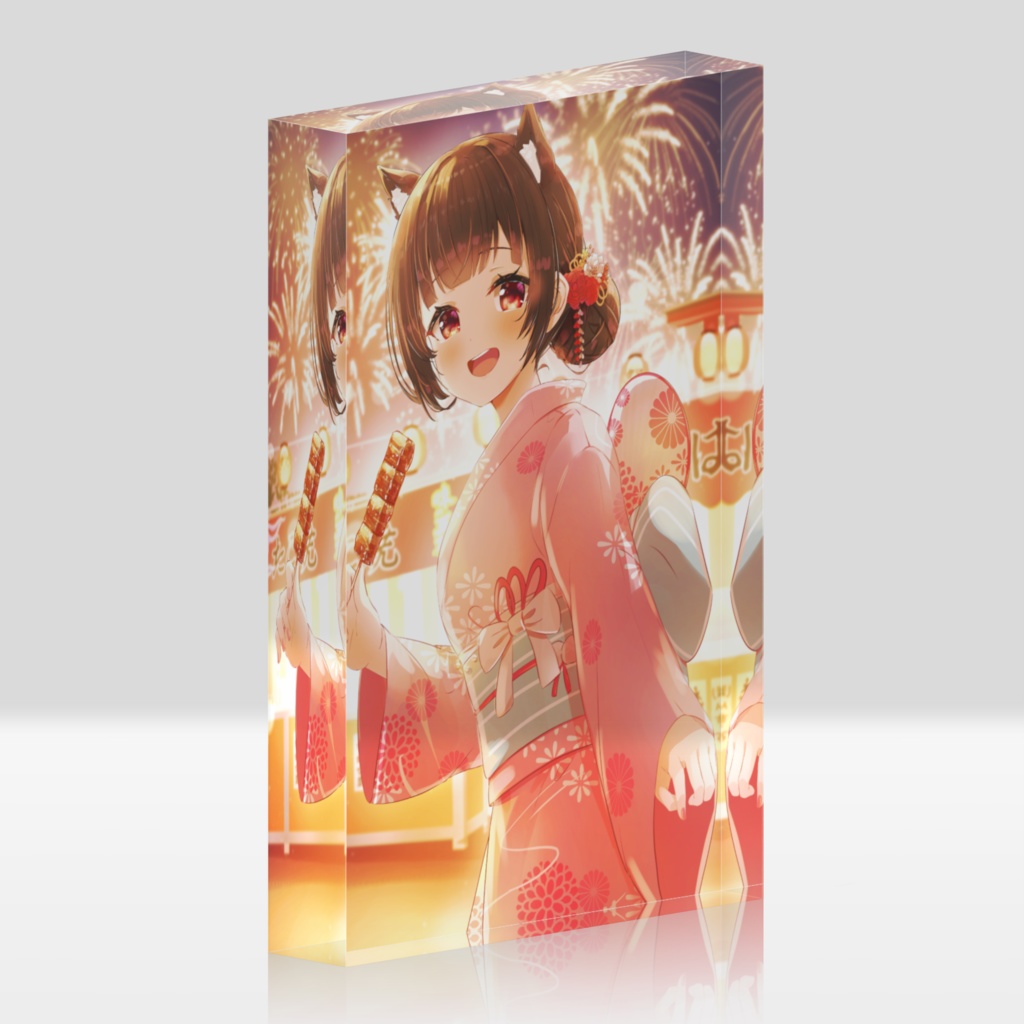 『四季は瞬き恋せよ乙女』アクリルブロック