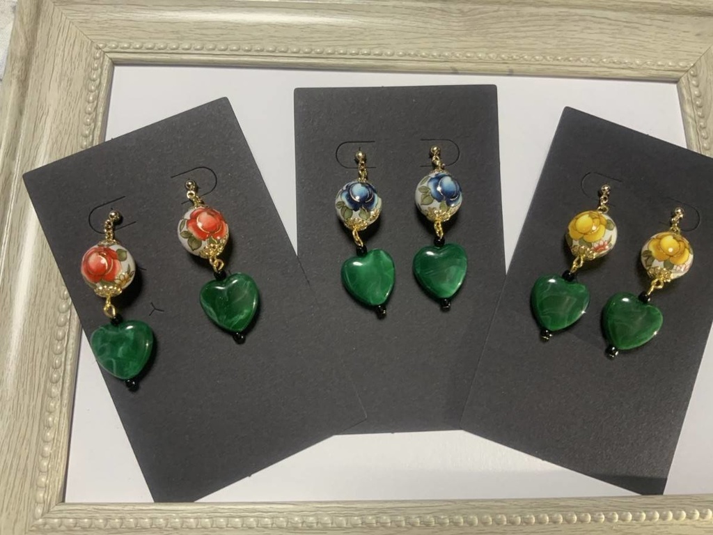 豊前江•松井江•桑名江イメージ　ピアス•イヤリング