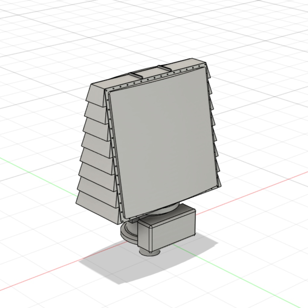 1/700 AN/SPQ-9B STLデータ