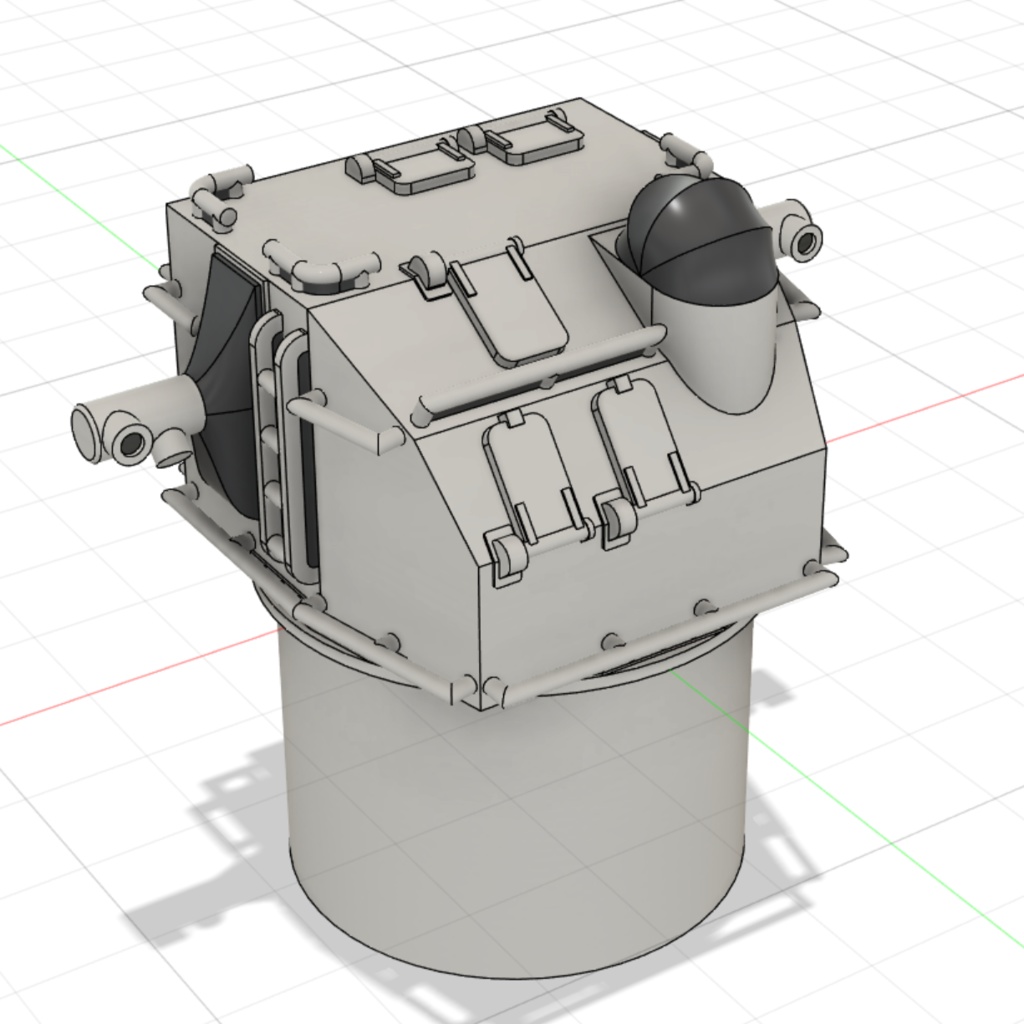 1/700 GFCS Mk37(3種類) STLデータ