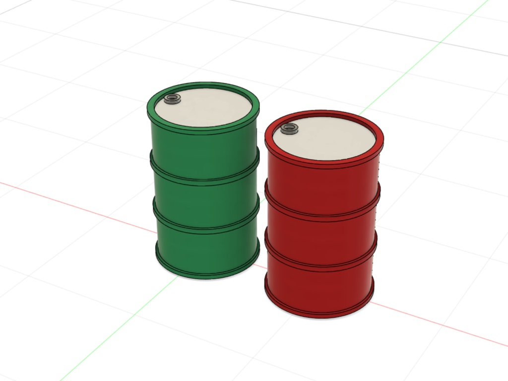 1/700 ドラム缶 STLデータ
