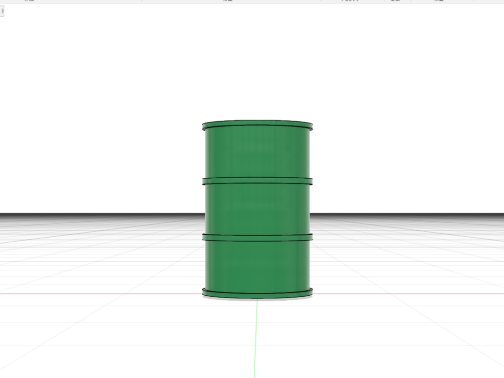 1/700 ドラム缶 STLデータ