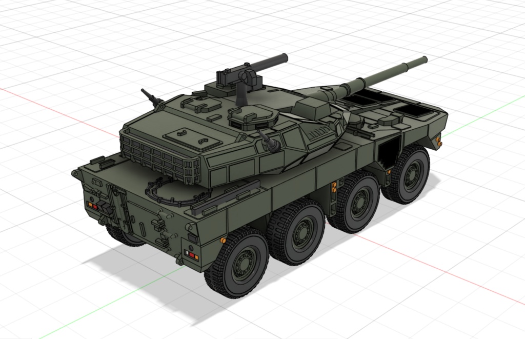 1/700 16式機動戦闘車 STEP・STLデータ