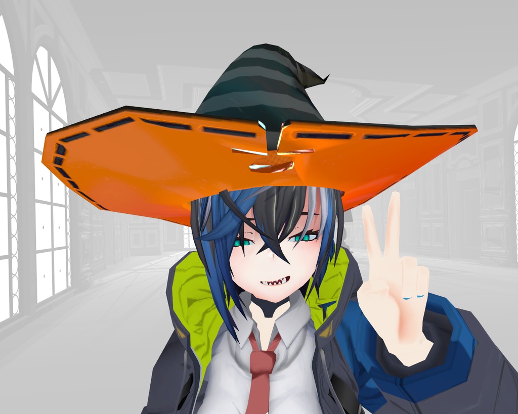 【VRC】魔法使いの帽子 ハロウィン向け