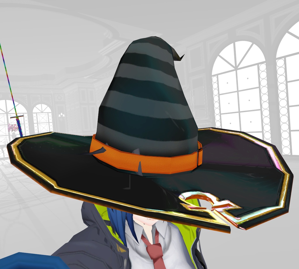 【VRC】魔法使いの帽子 ハロウィン向け