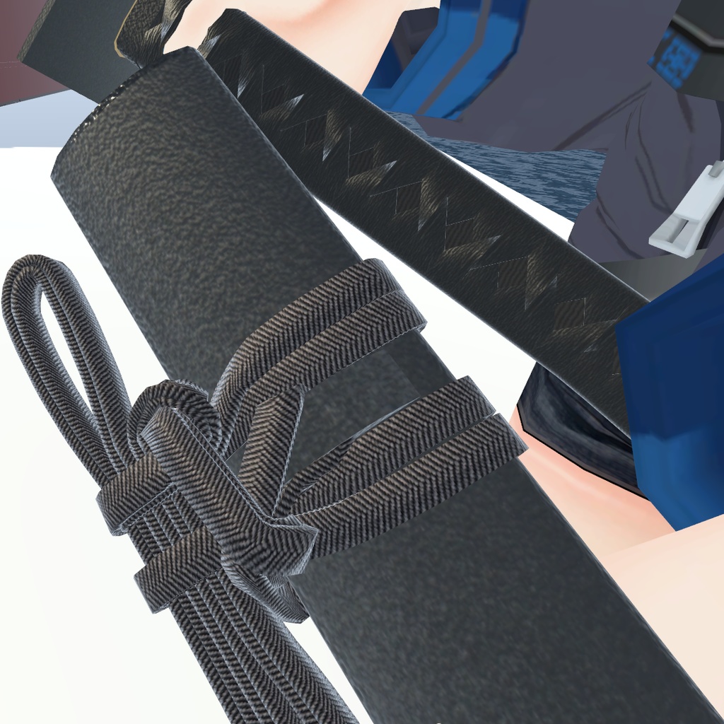 ¥0【VRC想定】忍刀 .Unityファイル