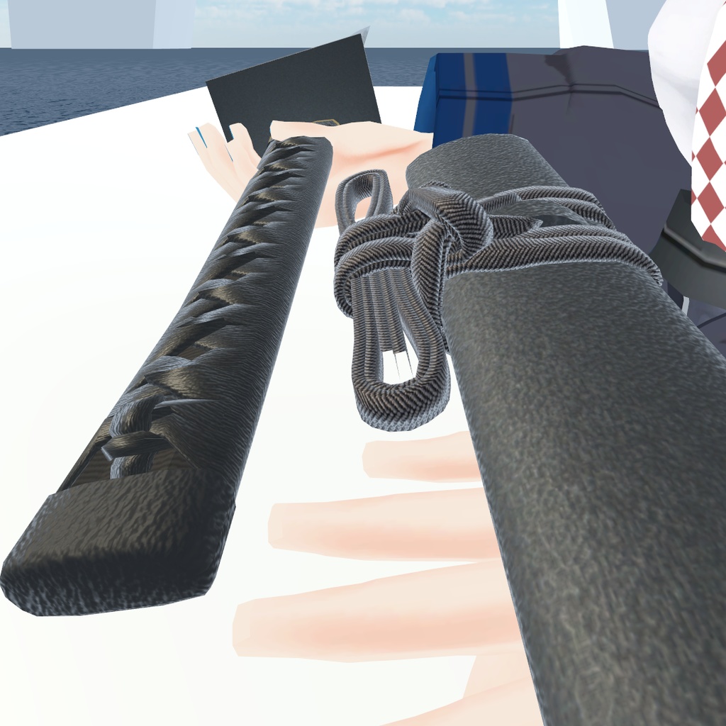 ¥0【VRC想定】忍刀 .Unityファイル