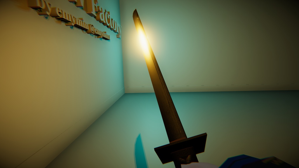 ¥0【VRC想定】忍刀 .Unityファイル