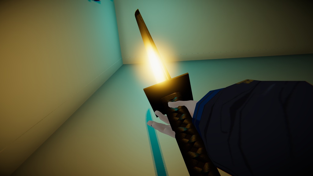 ¥0【VRC想定】忍刀 .Unityファイル