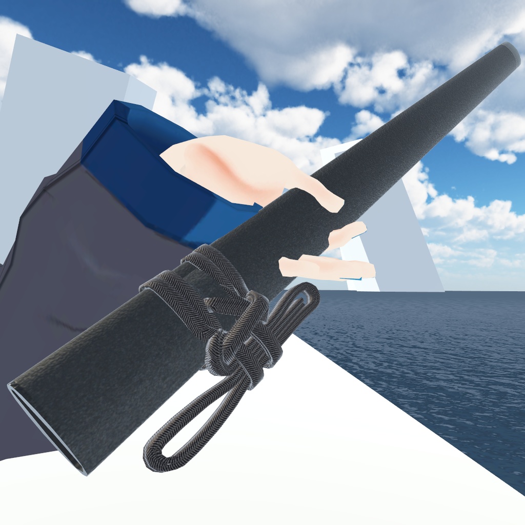 ¥0【VRC想定】忍刀 .Unityファイル