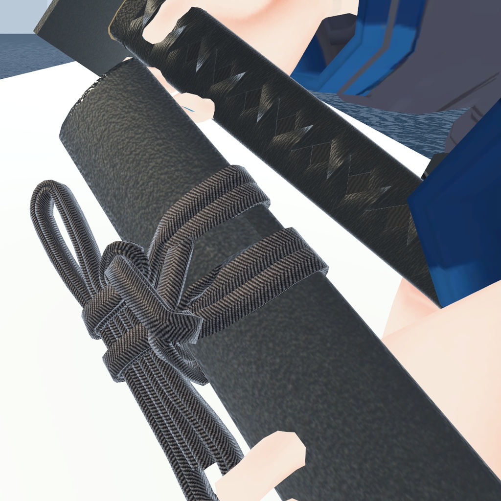 ¥0【VRC想定】忍刀 .Unityファイル