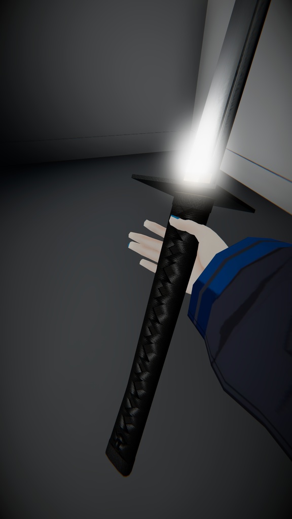 ¥0【VRC想定】忍刀 .Unityファイル