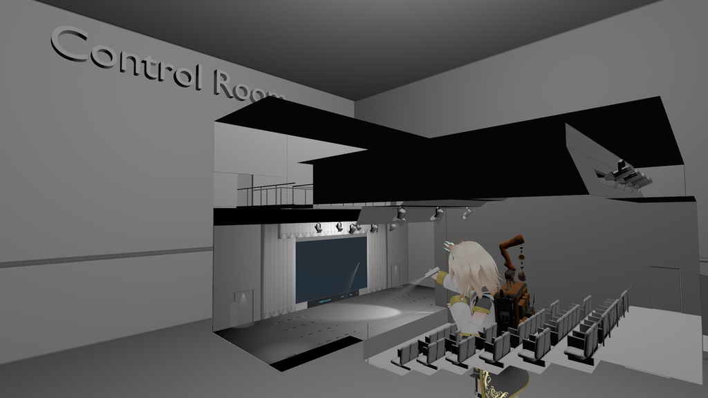 ¥0【VRCワールド】「Drama Hall」 プロジェクトデータ丸ごと