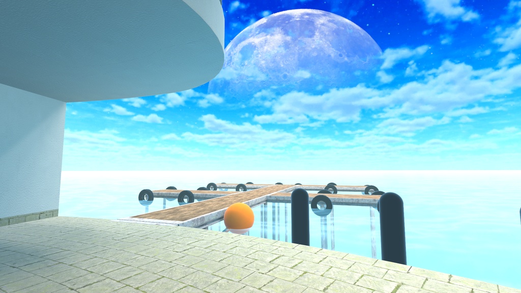 【VRChat】円筒形の展示場