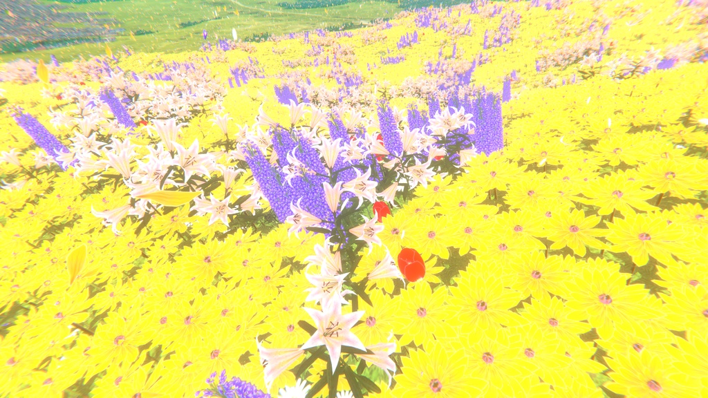 VRChat向け花畑作成システム_Tosiakix作_無料_Flower Garden Maker