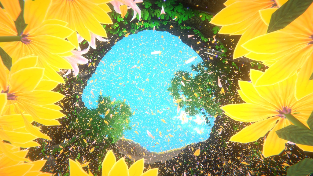 VRChat向け花畑作成システム_Tosiakix作_無料_Flower Garden Maker