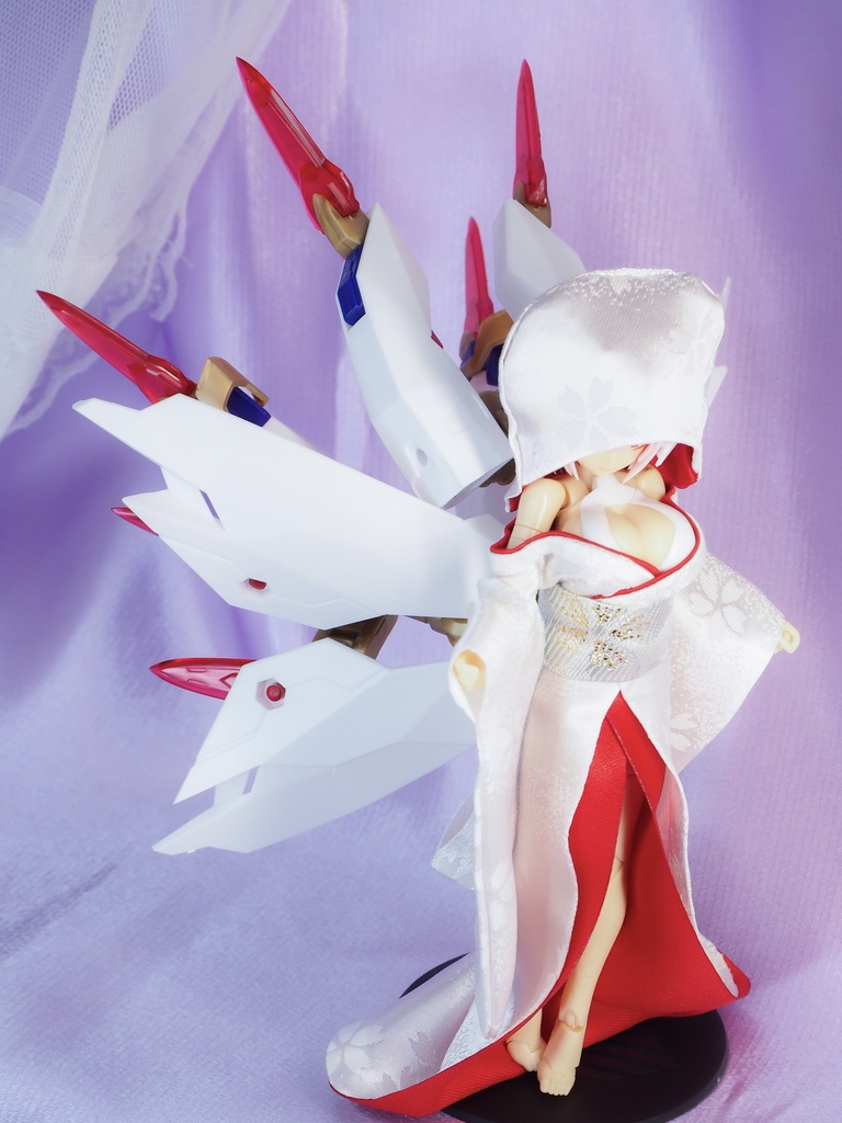 メガミデバイス対応 着崩し和服『白無垢』