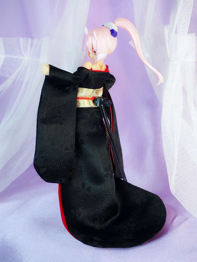 メガミデバイス対応 着崩し和服『黒艶』