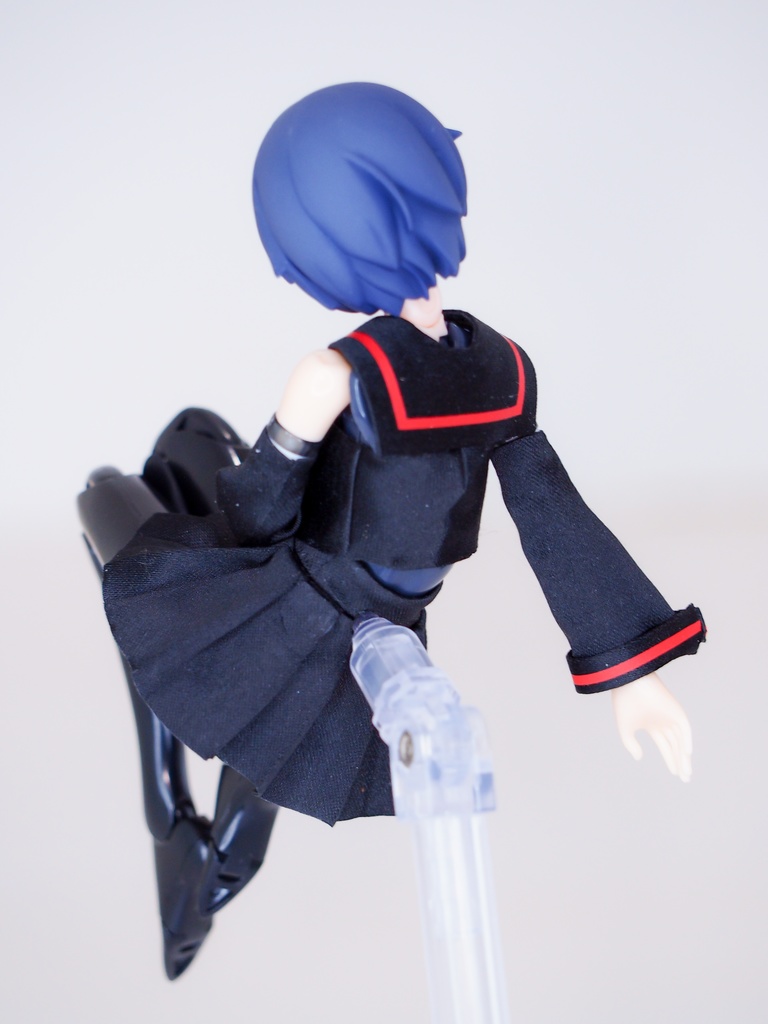 メガミデバイス対応 セーラー服 白/紺 (胸パーツ対応サイズ有り)