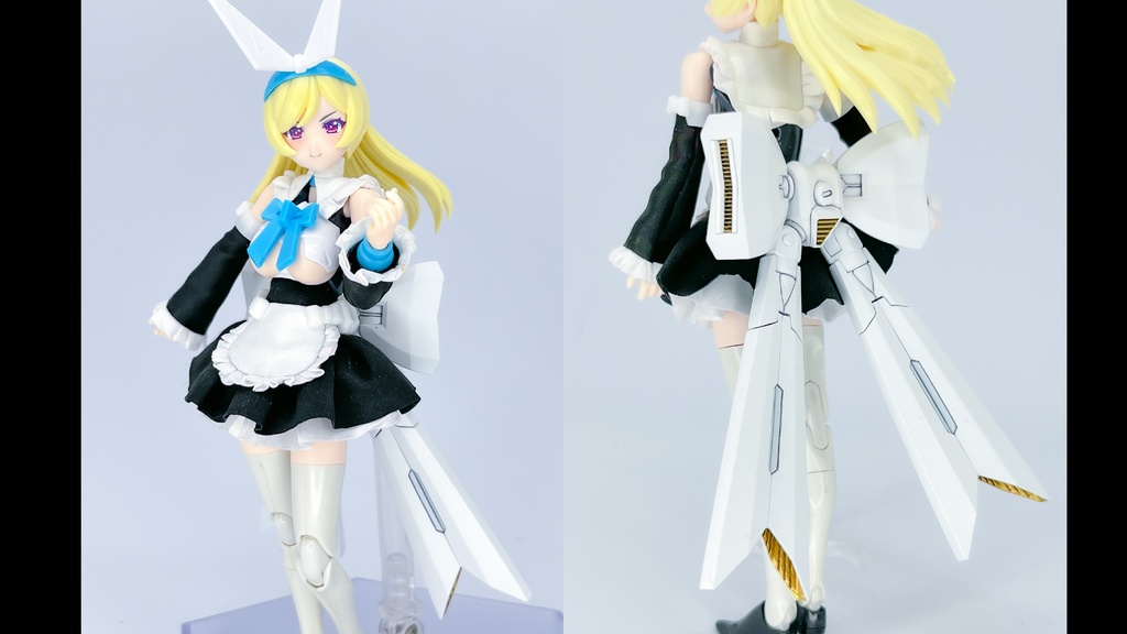 メガミデバイス対応 メイド風 エプロンドレス - 村里屋 - BOOTH