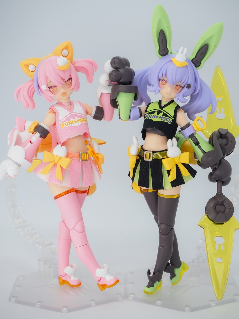 【1/28受付開始 1月末発送予定】メガミデバイス プニモフ素体対応 プニモフ☆チアリーダーコスチューム 黒