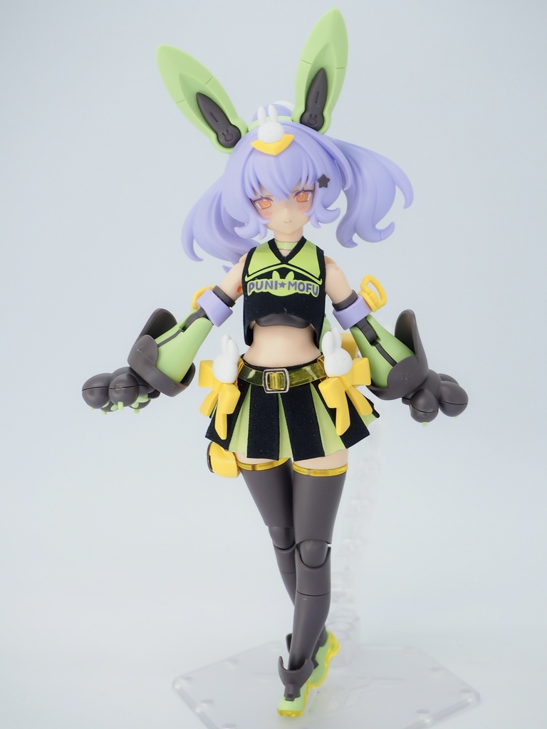 【1/28受付開始　1月末発送予定】メガミデバイス　プニモフ素体対応　プニモフ☆チアリーダーコスチューム　黒